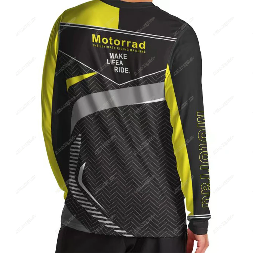 T Shirts Downhill Jerseys Racing Sportswear Summer For BMW R1250 G310 F750 F850 GS Long T-shirt Motorrad Motorcycle Motorsport ADVENTURE Riding Quick Dry Jersey
