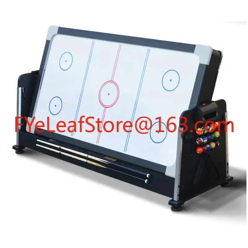 Factory Direct Sell 4 in 1 7FT Multi Game Pool Billiard Table, Air Hockey Table, Table Tennis Table with Dinning Top 3