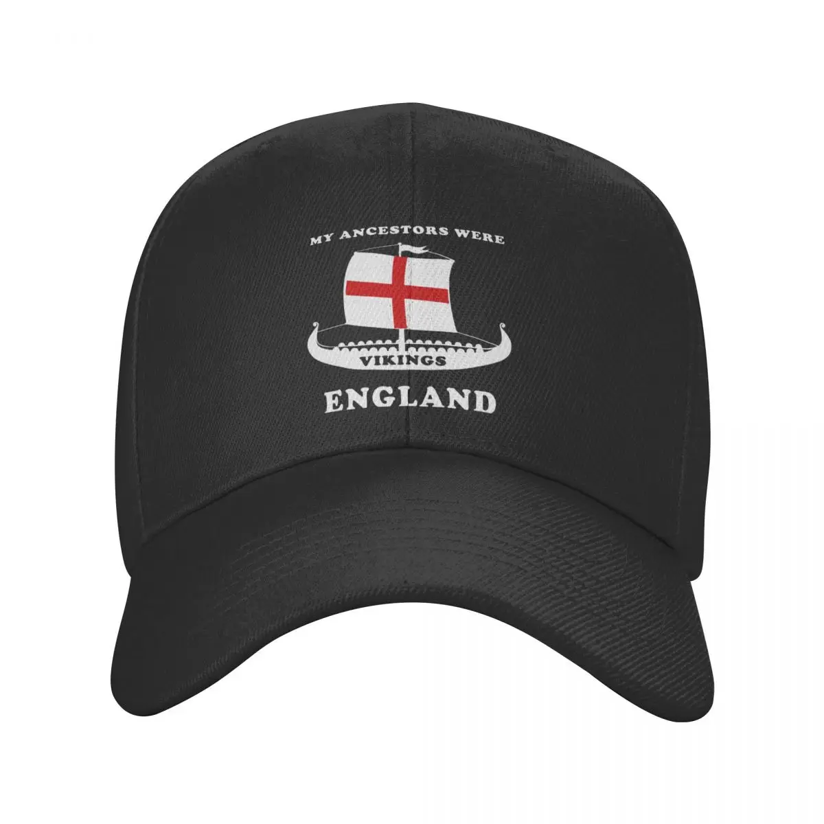 

My Ancestors Were Vikings England Baseball Cap Women Men Breathable UK Union Jack British Proud Dad Hat Sports Snapback Caps