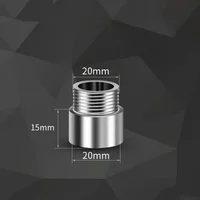 Stainless Steel Tube Extension Pipe Silver 10-60mm Bathroom Accessories Fittings For Water Pipes For Plumbing System 2