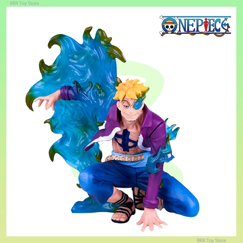 

19CM One Piece Marco Anime Figure The Phoenix Marco PVC GK Figures Collection Figurine Ornaments Statue Model Doll Toys Gifts