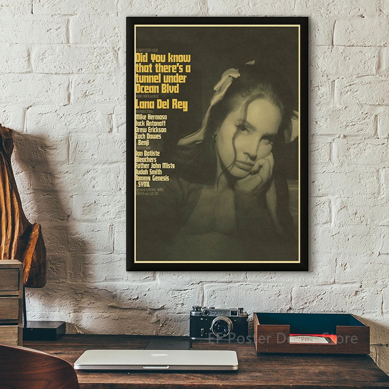 Music Art Print Mitski/Lizzy Grant/TV Girl/Tame Impala Poster Music Album Aesthetics Art Prints Painting Retro Home Decoration Room Wall Decor