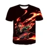 Anime Demon Slayer T Shirt Lovely Kamado Nezuko Costume Boys Girls T-shirt Summer Short Sleeves Oversized Streetwear Loose Tops 5