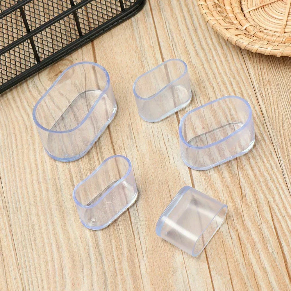 Oval Covers Chair Leg Cap 10Pcs Patio Rubber Floor Protectors For Outdoor Furniture Garden Office 2022 Durable