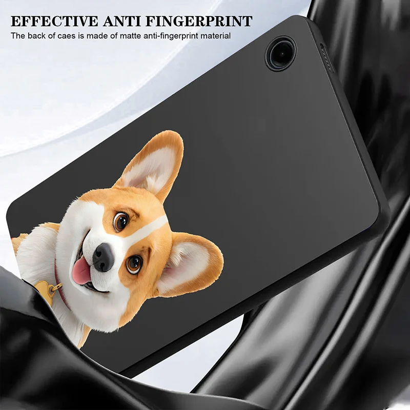 Premium Black Silicone Tablet Case - Durable TPU Protective Shell for Samsung Galaxy Tablets