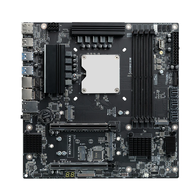 Erying M-ATX i7 13850HX NAS Gaming vPro Motherboard CPU Combo 4xM2