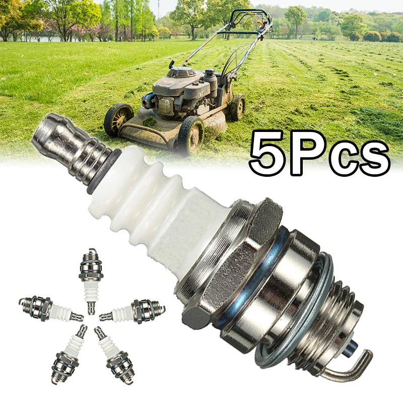 1 Pz/5 Pz Tappo Fiore Tosaerba Rj19Lm Br2Lm Tosaerba Candele Per Motori Briggs & Stratton Potenza