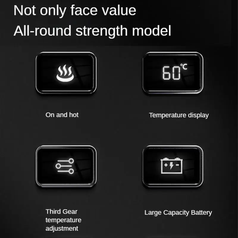 Mini Warmer Temperature Display Portable Mini Compact Large Milliampere Digital Display Warm Supplies Keeping Warm Hot On
