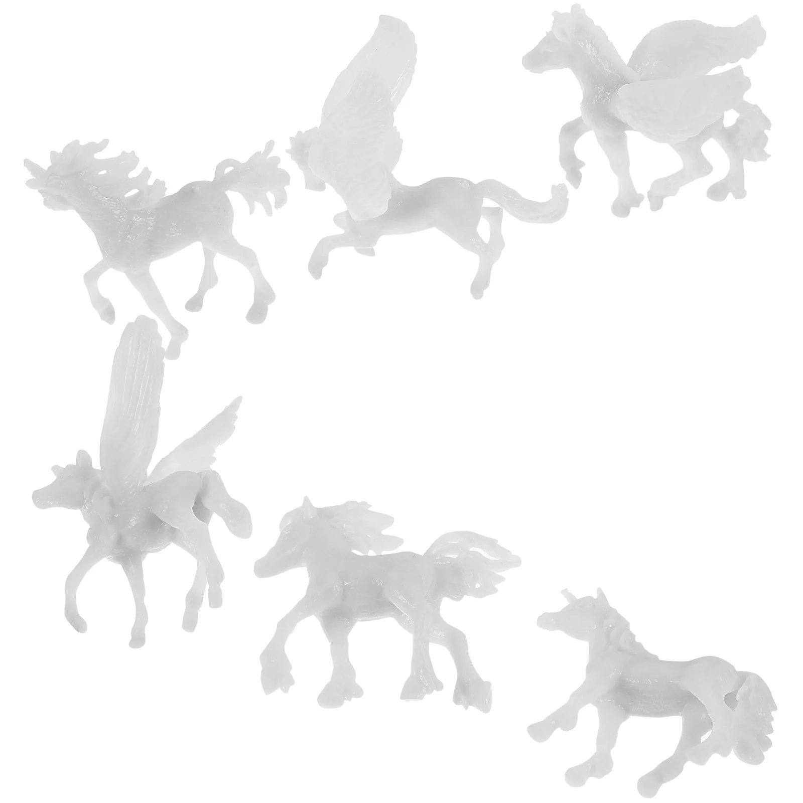 

DIY Painting Unicorn Crafts Unfinished Blank Paintable Unicorn Figurines for Children