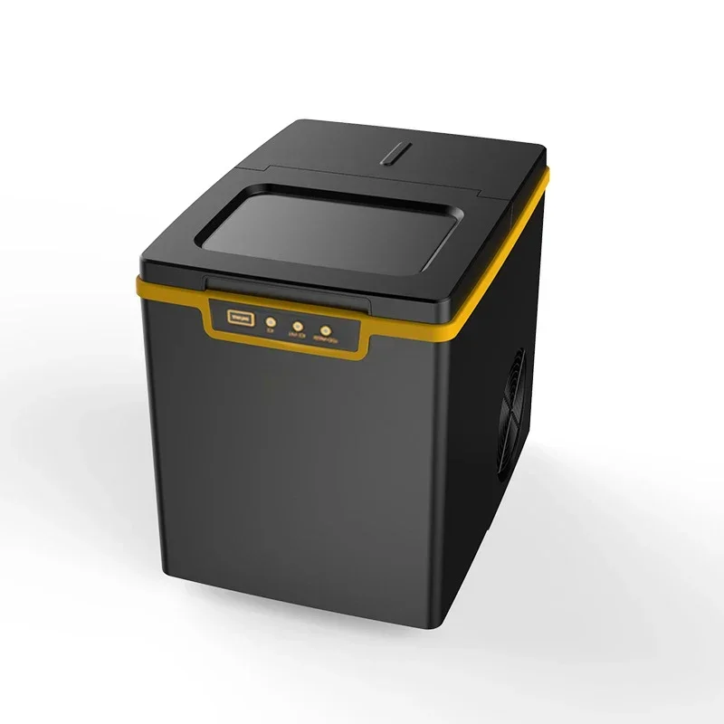ICE2030 15kg -20kg/24H Portable Ice Maker English Panel Commercial Milk Tea Shop Ice Cube Make Small Automatic Making