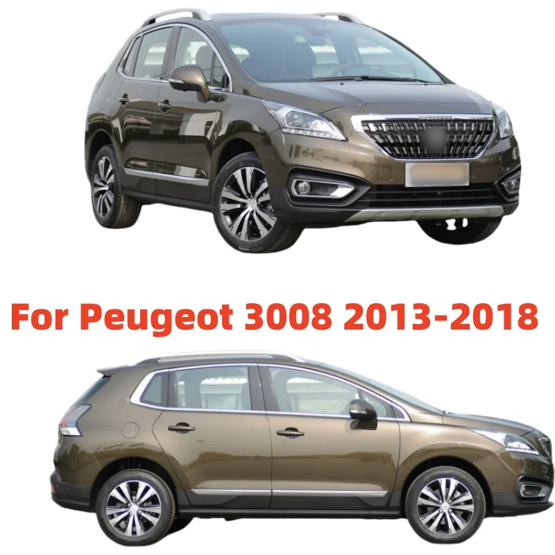 For Peugeot 3008 2013 2014 2015 Car Styling Accessories Window Visor Deflector Window Trim Sun Rain Guard