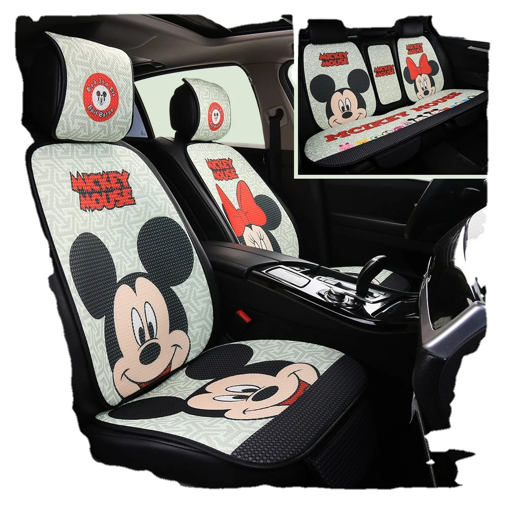 thumbnail image 1 of Accesorios para el coche de Disney Mickey Girls, lindas herramientas de dibujos animados geniales, fundas de asiento para mujer, 1 of 5