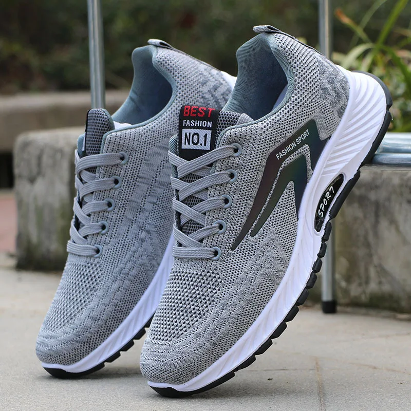 2020 Men Shoes Running Shoes Outdoor Ultra Light Sports Shoes Sneakers Breathable Mesh Knitted Sock Shoes Jogging Walking Male