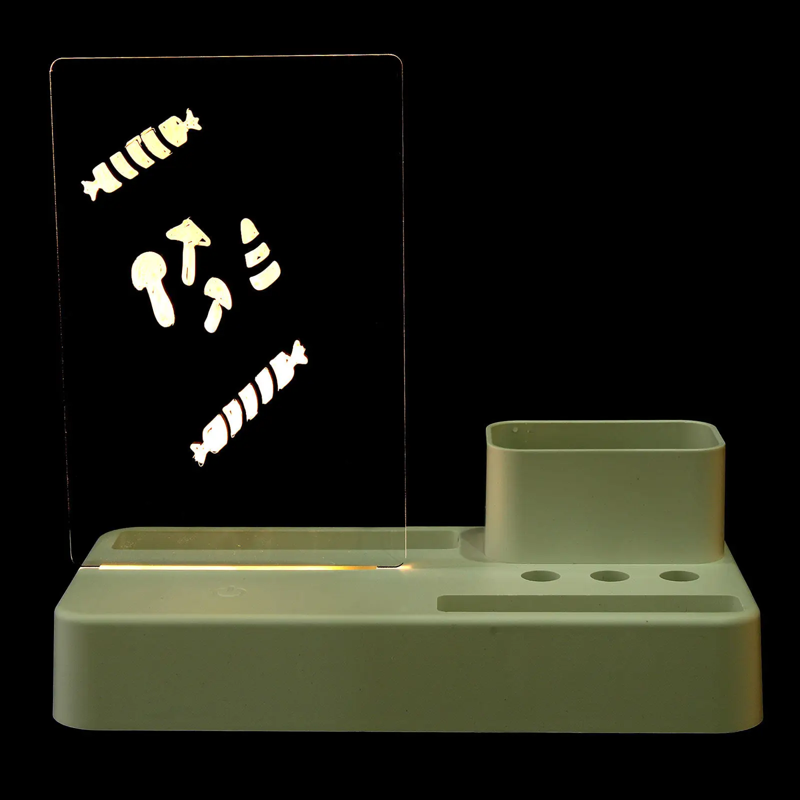 아크릴 메시지 보드 가정 사무실 주방 레스토랑 호텔 결혼식 생일 파티를 위한 투명 지울 수 있는 쓰기 메모 보드