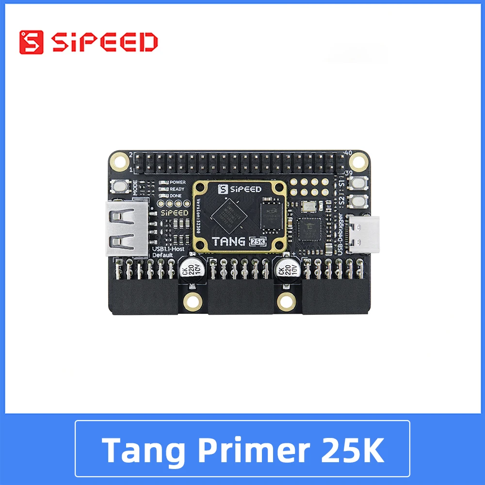 Placa de Desenvolvimento Gw5a Riscv Fpga Sipeed Tang Primer 25k Gowin Sdram Pmod