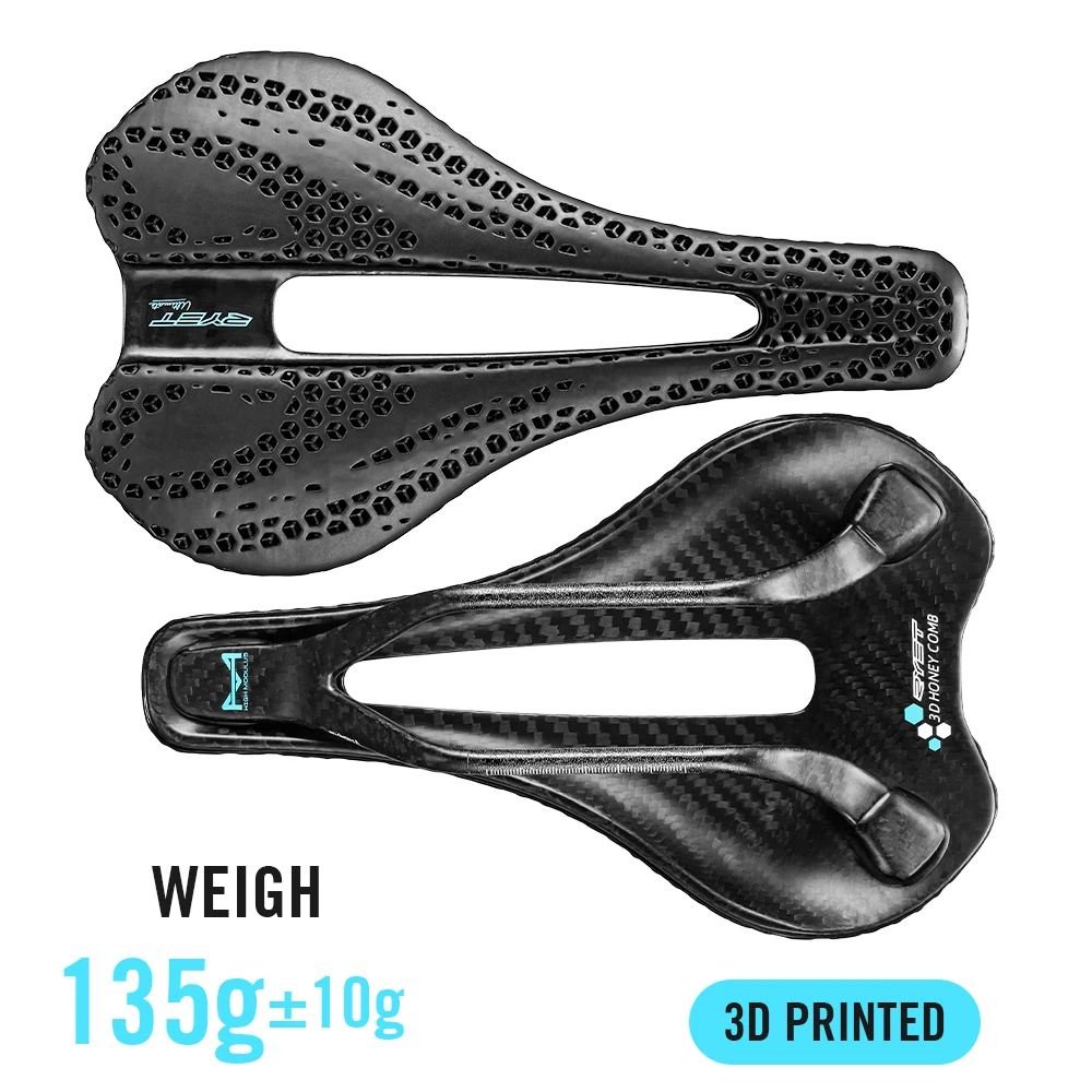 RYET カーボン 3D プリント自転車サドル 7*7 自転車クッション男性女性