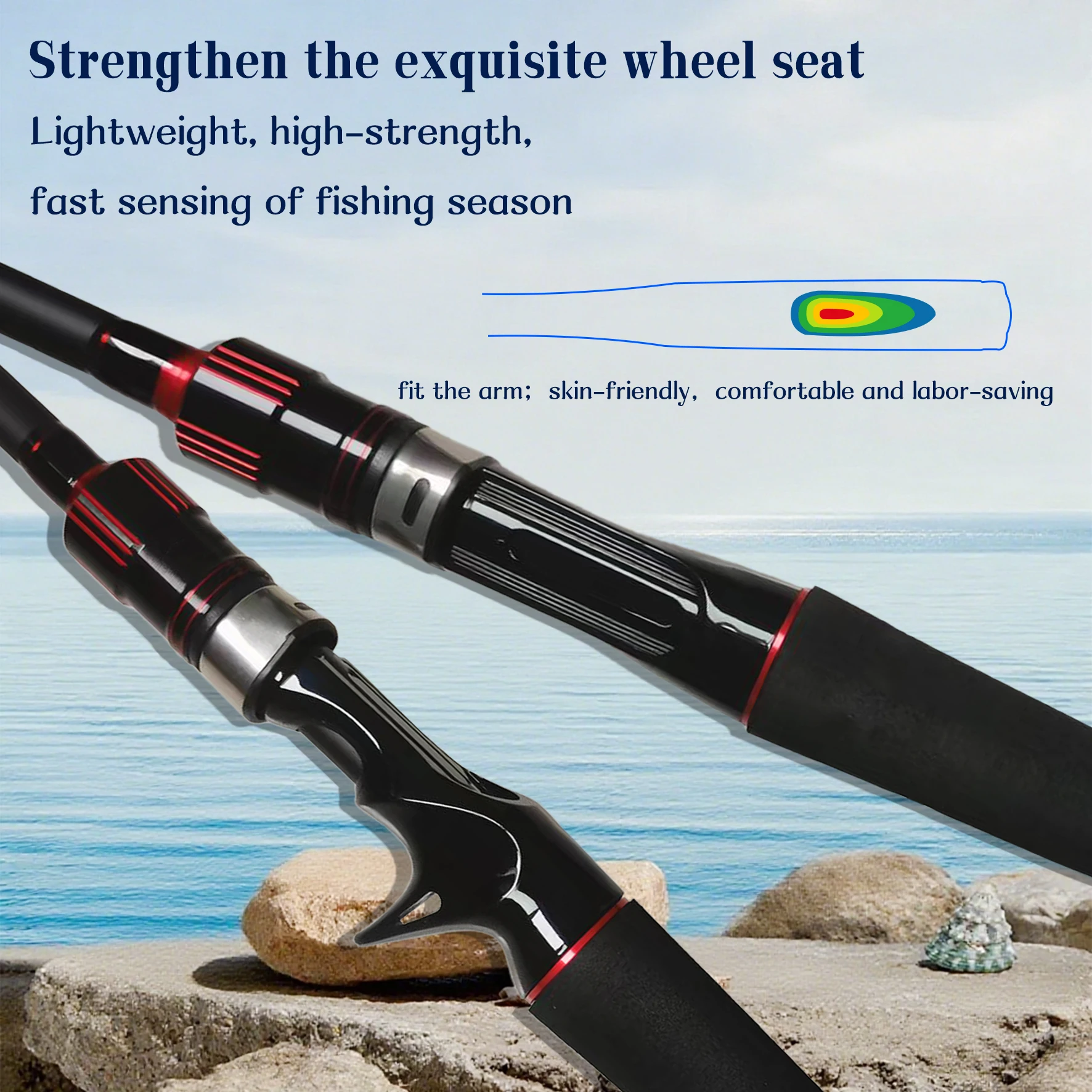 Canna da pesca Spinning da viaggio portatile 6.8FT canna da pesca leggera in fibra di carbonio 4 pezzi  18