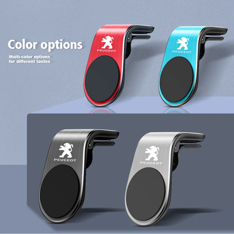 1Pcs Car Interior Metal Phone Holder Stand For Peugeot 408 4008 308 3008 5008 508 2008 208 301 407 108 107 206 207 car phone holder