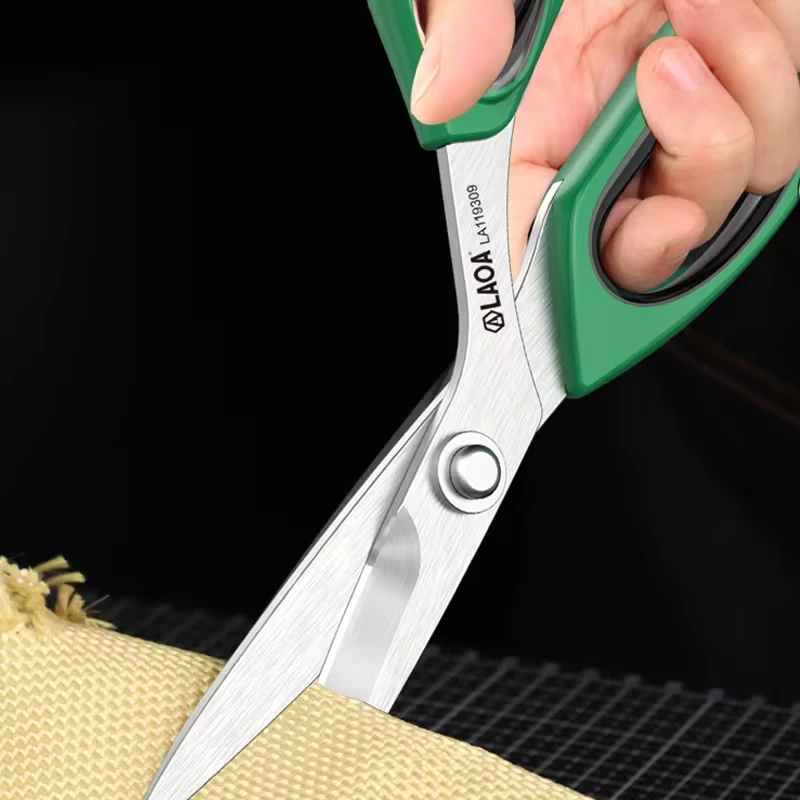 LAOA Multifunction Scissor Industrial Stainles Steel Professional Kitchen Scissors Sewing Tailor Scissor Food Cloth Cutting Tool 6