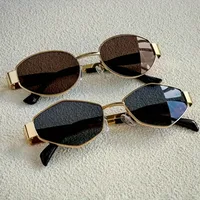 2 paires de lunettes d'été à la mode pour femmes, monture rétro dorée, combinaison de lunettes tendance, monture ronde polygonale 2