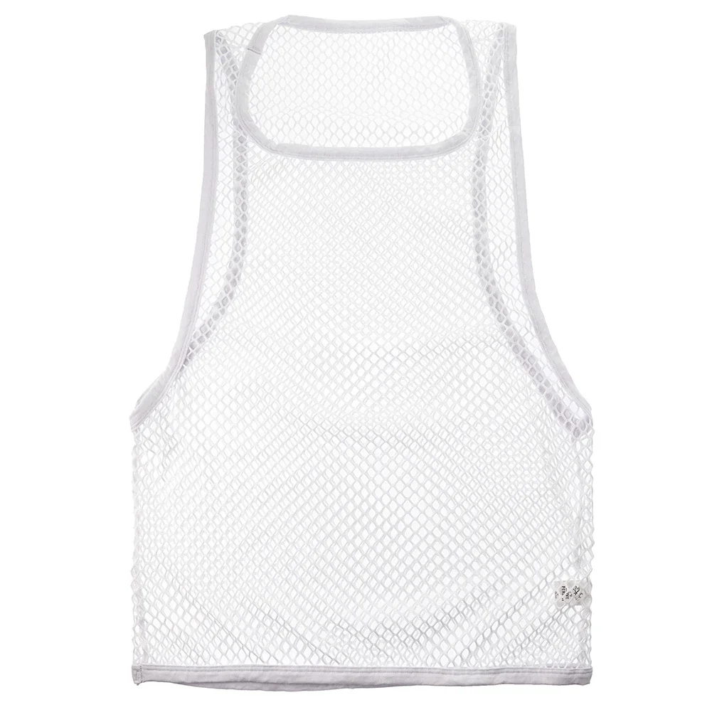Regatas de malha transparente masculina, roupas de praia, coletes, roupa íntima esportiva, roupa de dormir b2245