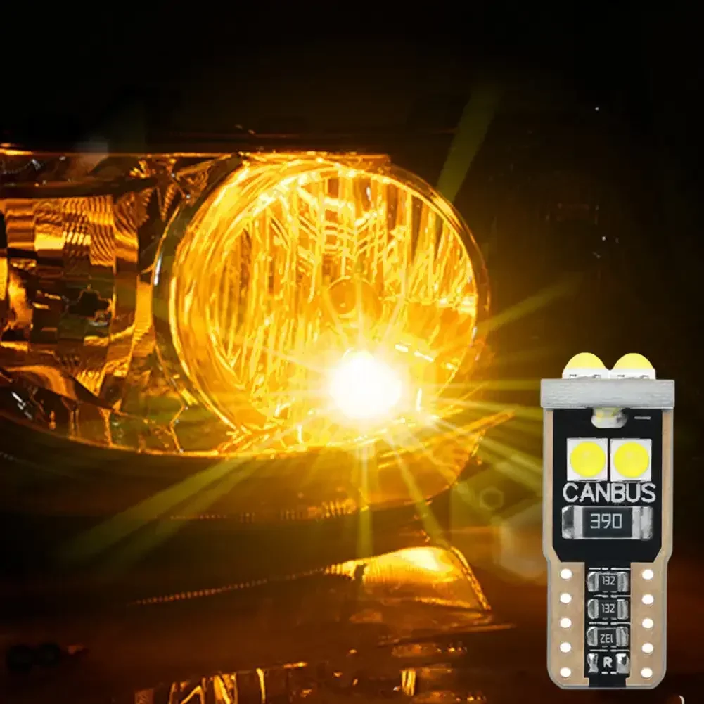 LED Car Interior Lights - Bright White 6SMD Canbus Bulbs (Pack of 2/10)