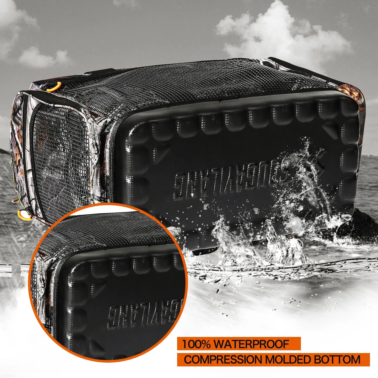 Fishing Tackle Bags Water-Resistant Tray Portable Fishing Organiser  Shoulder Satchel - Good Baits