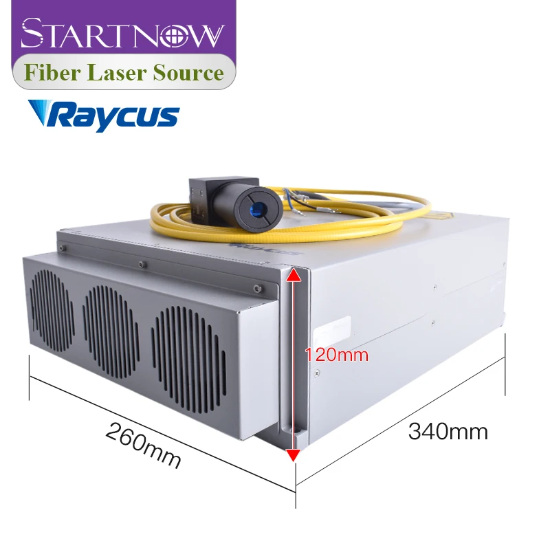 Startnow Raycus Fiber Laser Source 20-50W Q-switched Pulse Output Protective Connector for YAG Laser Machine RFL-P20QS RFL-P30Q