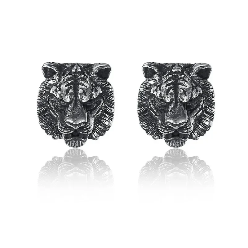 アクセサリー Animal Fetish Pierced Earrings - Silver Retro Cute Frog Stud Earring For Women Gold Silver Color