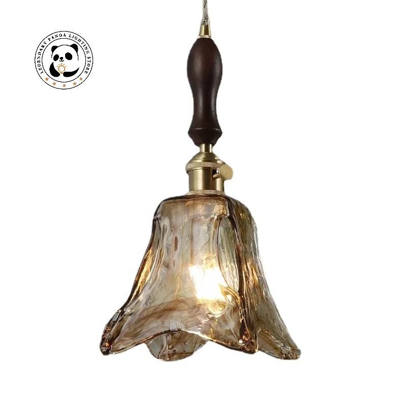 

French Vintage Pendant Light LED Home Decor Dinning Room Restaurant Bar Hanging Lamp Window Romantic Bedside Lamp Kitchen Living