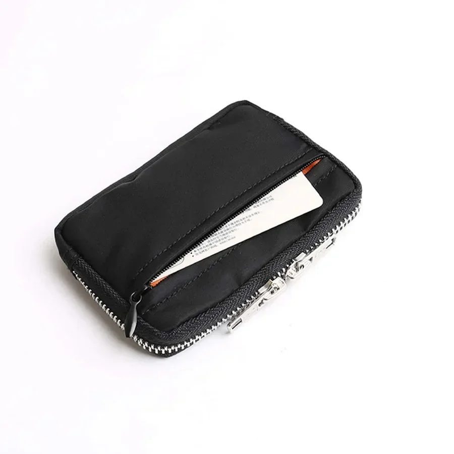 Simple and compact multifunctional coin wallet, headphone storage bag, boys and girls holding RFID anti-theft card swiping bag