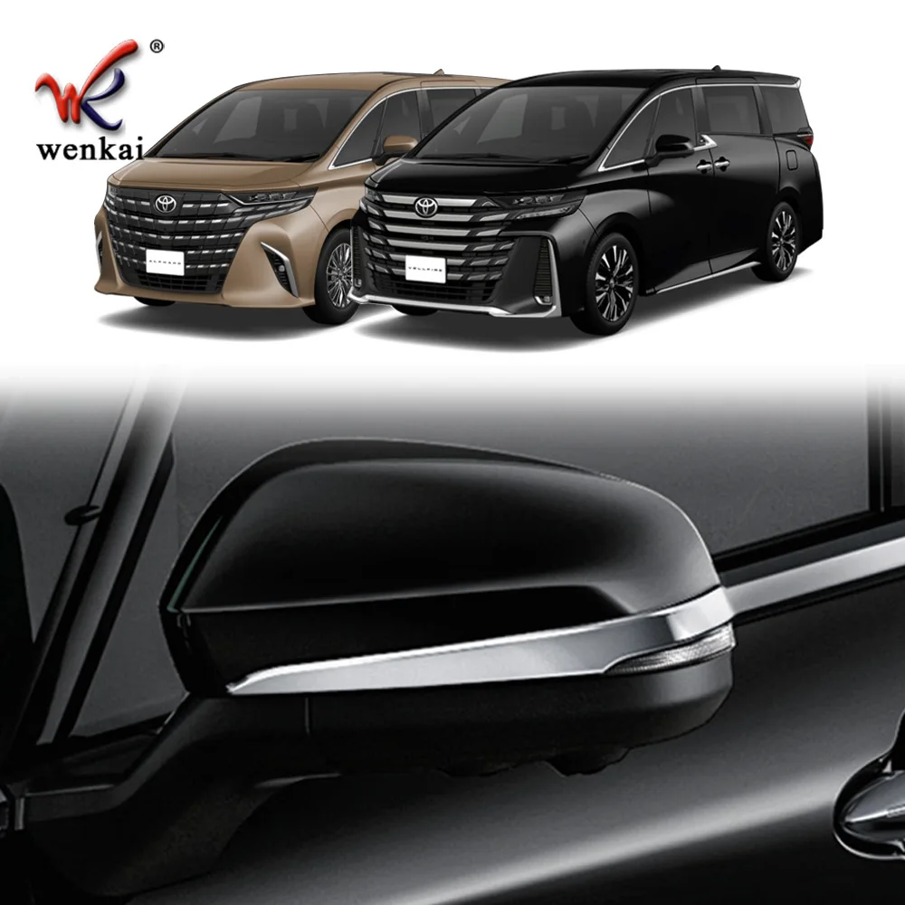 

Per Toyota Alphard Vellfire 40 Series 2023 2024 Car Rearview Mirror Trim Abs Chrome Sticker Style