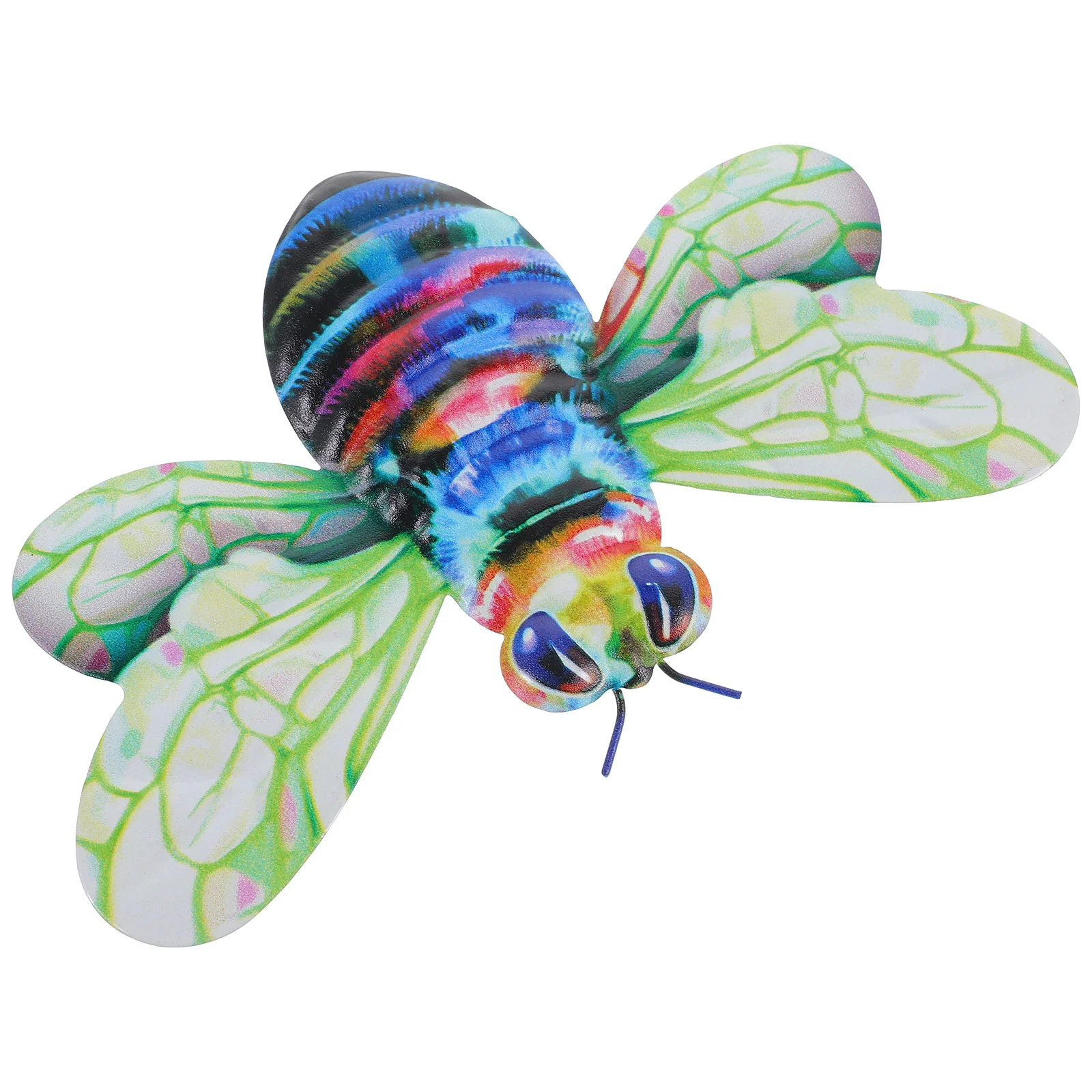 

Iron Decor Bees Wall Decorations for Fence Wrought Window Outdoor Small Metal Patio Themed