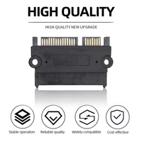 30-1pc SATA Male To Female Power Data Converter 22Pin 7+15 Male To Female Converter Head Power Data Adapter SATA To SATA Adapter - Image 4