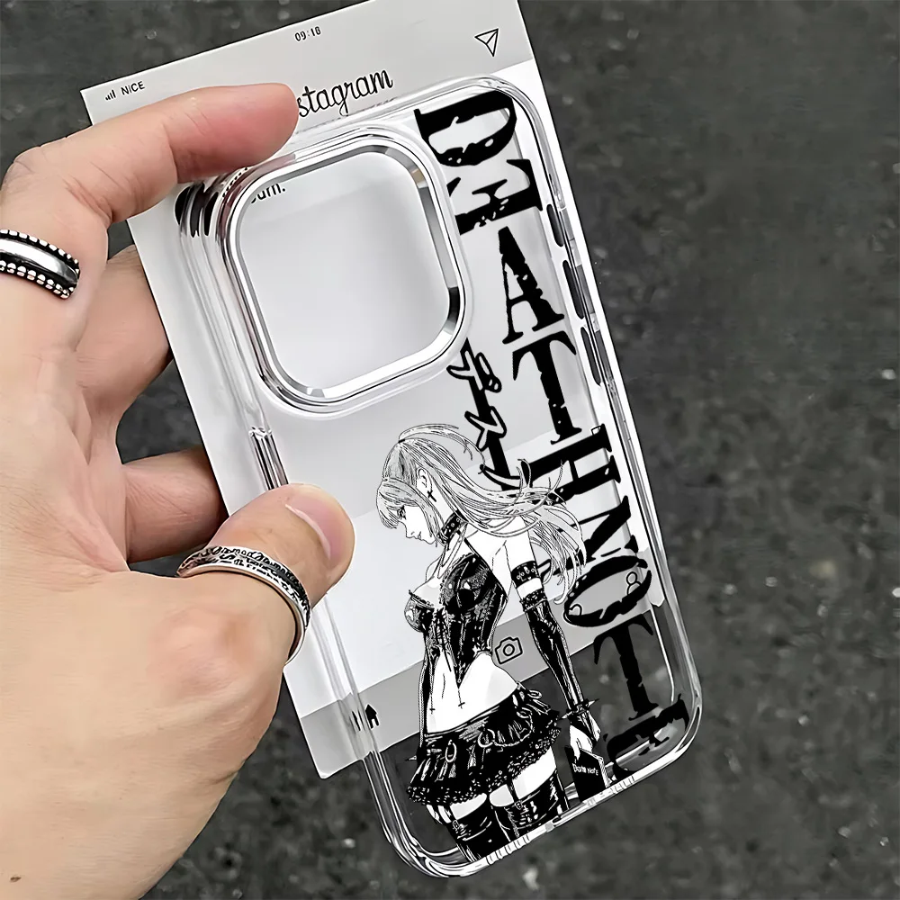 Anime Death Note Clear Phone Case Cover