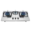 Modern Design Stainless Steel Embedded Gas Stove Lpg Household 3 Burners Kitchen Cooktops Gas Hob 1