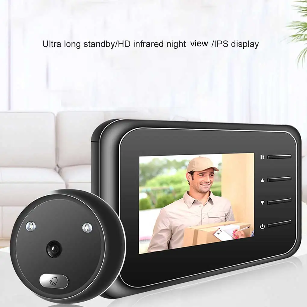 

2.4inch Video Peephole Doorbell Video-eye Screen Auto Record High-definition Digital Door Viewer Camera Door Bell