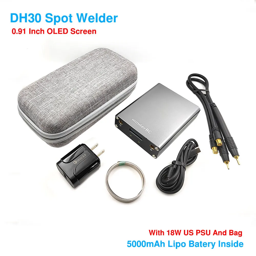 Spot Welder DH30 Mini Spot Welding Machine With Quick Release Pen Nickel Plate For 18650 Battery Welde lincoln electric ac 225 arc welder Welding Equipment