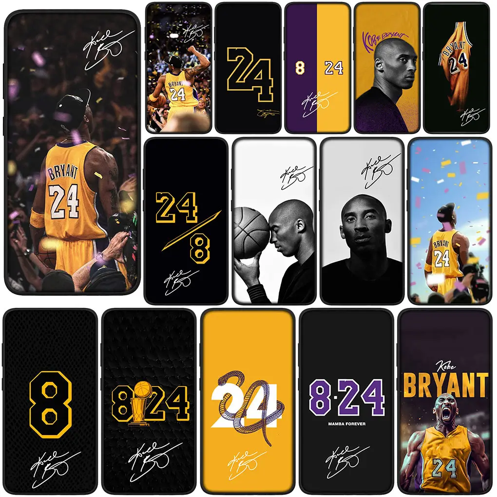 K-Kobe Basketball No24 Sports No 8 24 Cover Morbida Per Samsung Galaxy Note 20 Ultra 10 8 9 S10 Lite S9 A6 A8 Plus A9 Case