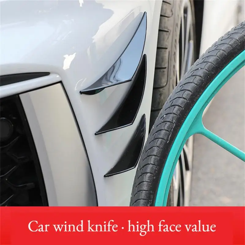 

Car Supplies Modified Bumper Carbon Fiber Grain Wind Knife Extended Universal Spoiler Anti-collision Strip Styling Mouldings