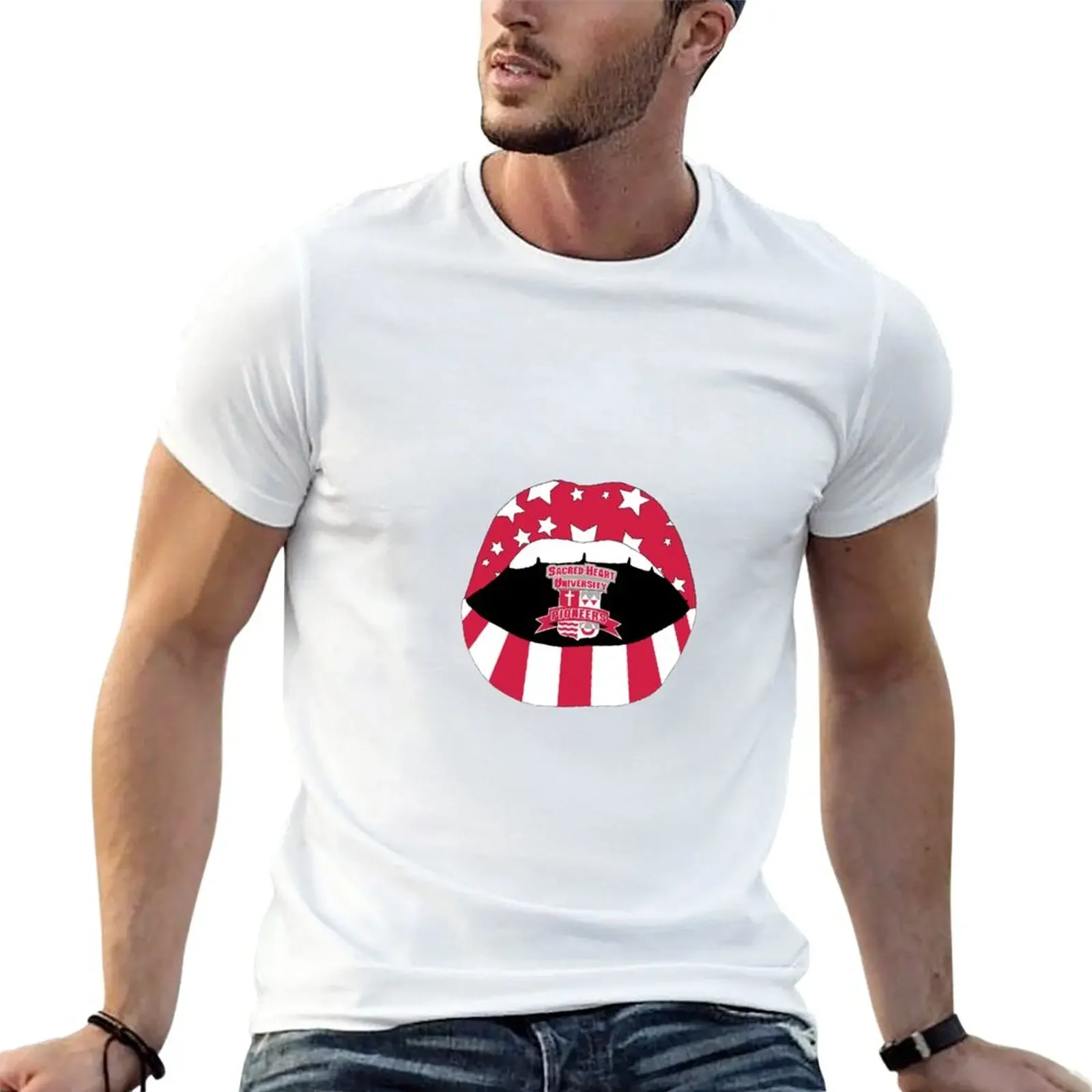 

Sacred heart university T-Shirt oversizeds hippie clothes new edition Men's t shirts