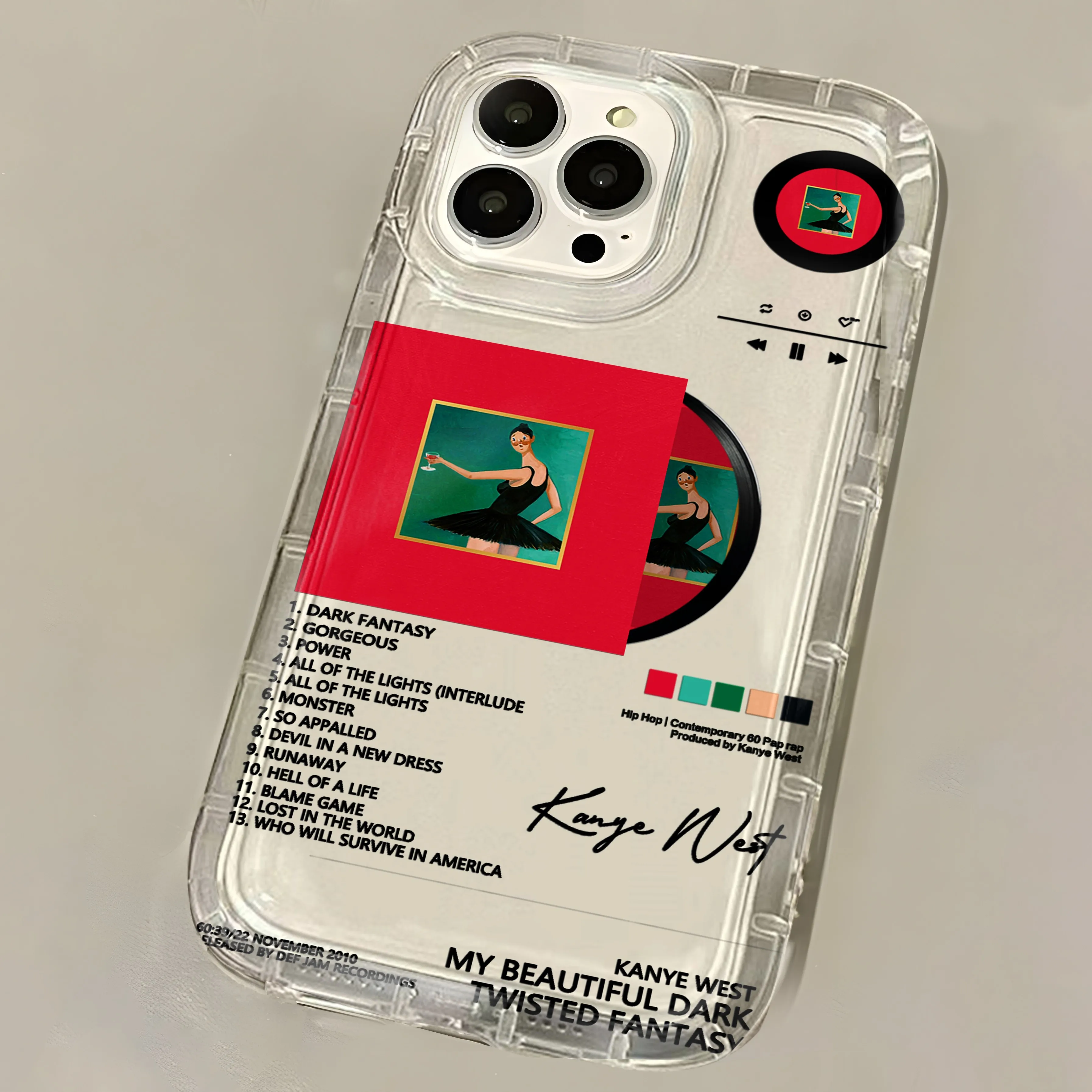 Kanye West Album Art Shockproof Airbag Phone Case