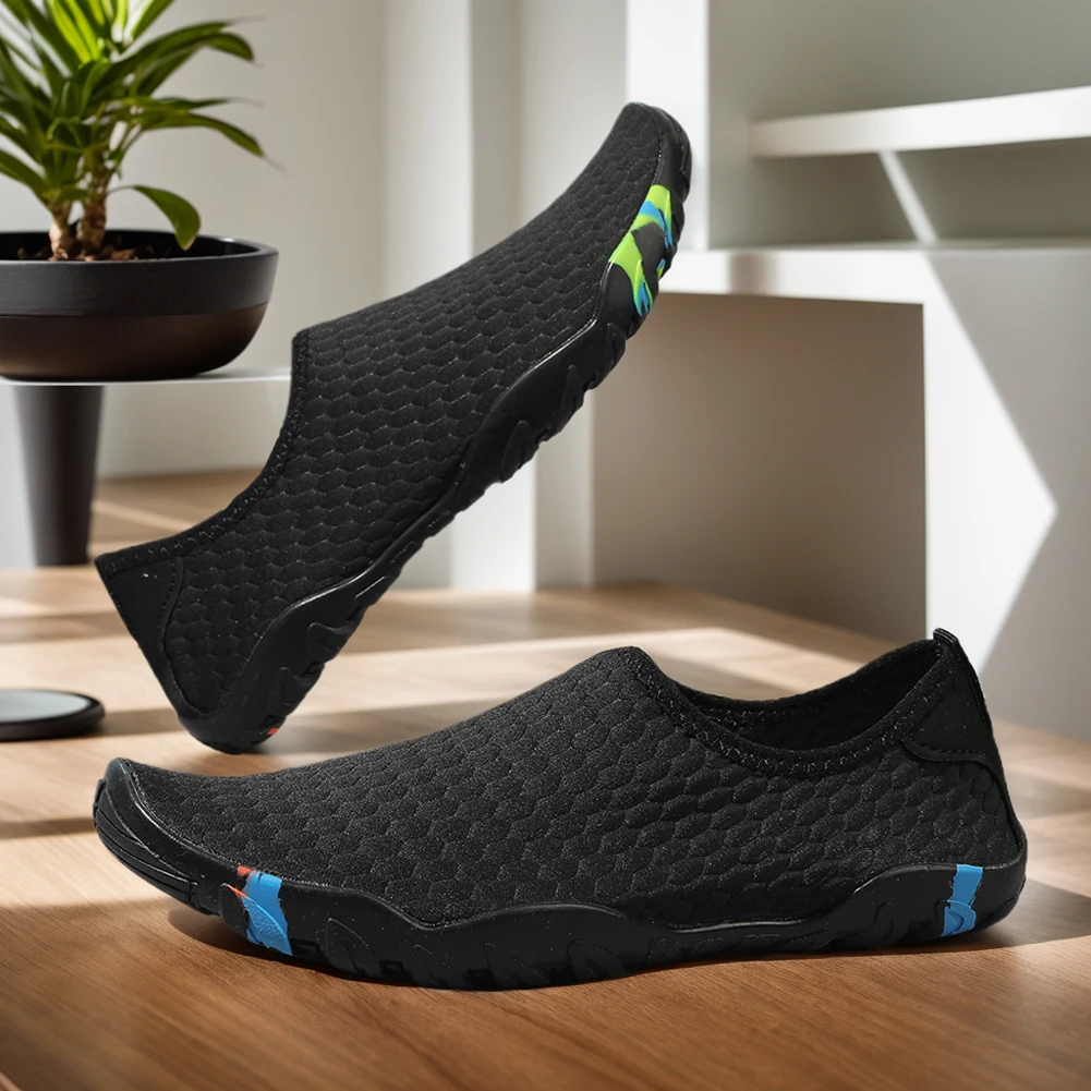 Water Shoes Non Slip Surfing Diving Shoes with Drainage Holes Swimming Shoes Breathable Trekking Hiking Shoes for Outdoor Sports