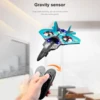 V17 RC Remote Control Airplane 2.4G 6CH Remote Control Fighter Hobby Plane Glider Airplane EPP Foam Toys RC drone Kids Gift 3