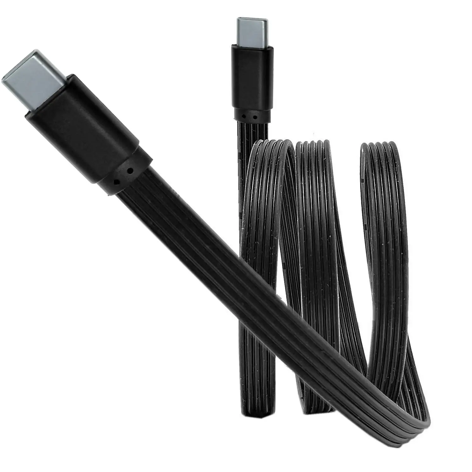 10CM 20CM 플랫 엘보 USB-C 유형 C 위/아래 90 ° 데이터 로드 PD 케이블 왼쪽 및 오른쪽 안드로이드 휴대폰용 USB C 범용 데이터 케이블