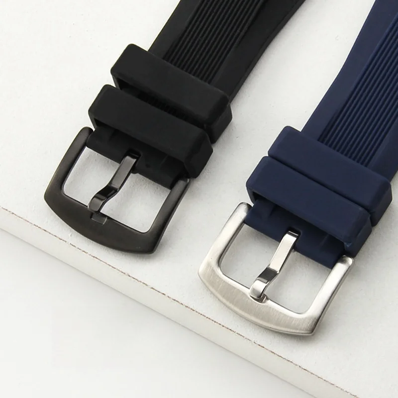 Durable Waterproof Silicone Rubber Watchband Strap Bracelet