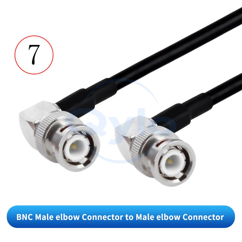 BNC auf BNC Stecker-Buchse RG223 doppelt geschirmtes HF-Kabel Q9 Adapterkabel BNC auf BNC-Verlängerungskabel (1 Stück) – Detail 8