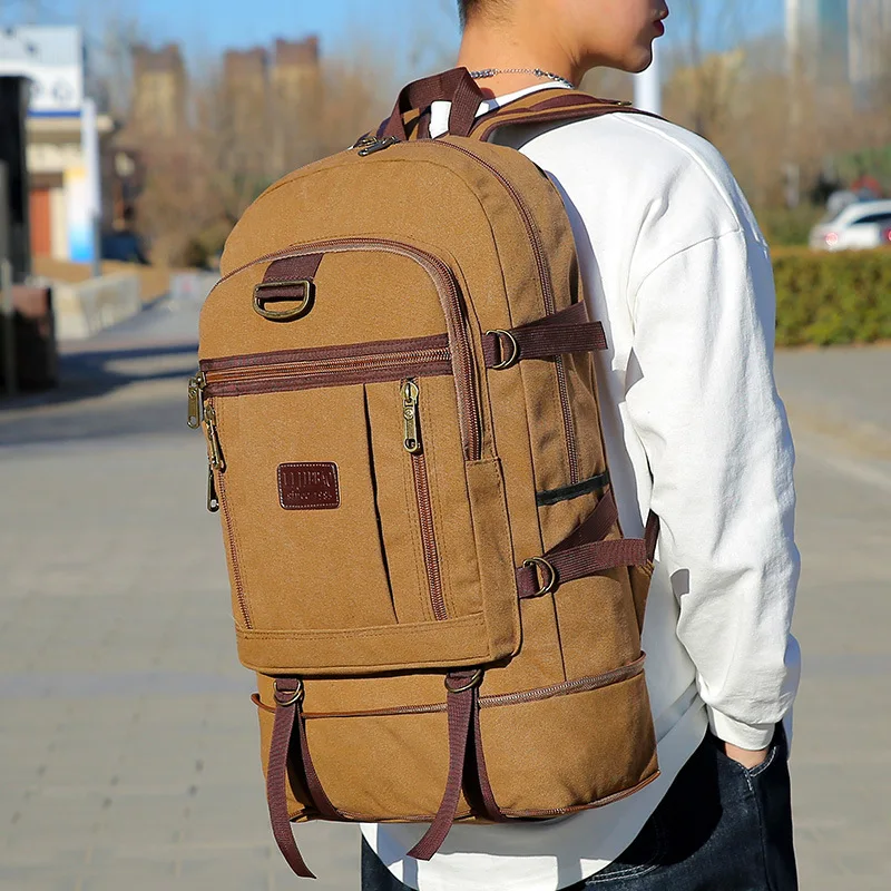 

Men's 50L Camping Backpack Luggage Travel Bag Women Hiking Shoulder Bags Climbing Trekking Men Traveling Bag Outdoor