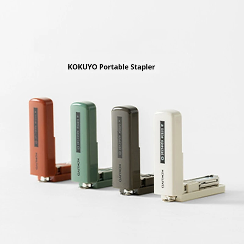 코쿠요 어 리틀 스페셜 10  니들 미니 스테이플러, 강력하고 간편한 라이트포스 무력 스테이플링 도구 (학교, 가정, 사무실, 시험, 파일용)
