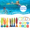 Kids Summer Shark Rocket Throwing Toy Swimming Pool Dive Game Water Fun Games Pool Toys Baby Water Educational Bath Toys Gifts 1